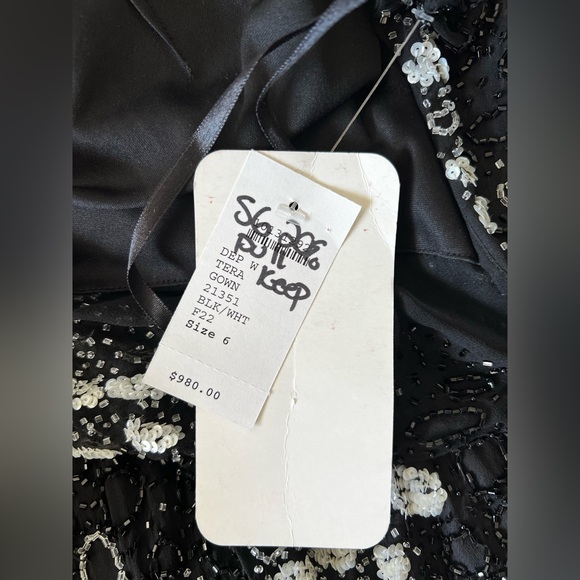 Terani Couture - Beaded Maxi Dress - Size 6 - BNWT - Picture 12 of 13